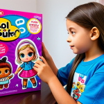 LOL 서프라이즈의 정품 가품 판별법 - Packaging Inspection**

"A young girl carefully examining the packaging of a LOL Surprise! doll, loo...