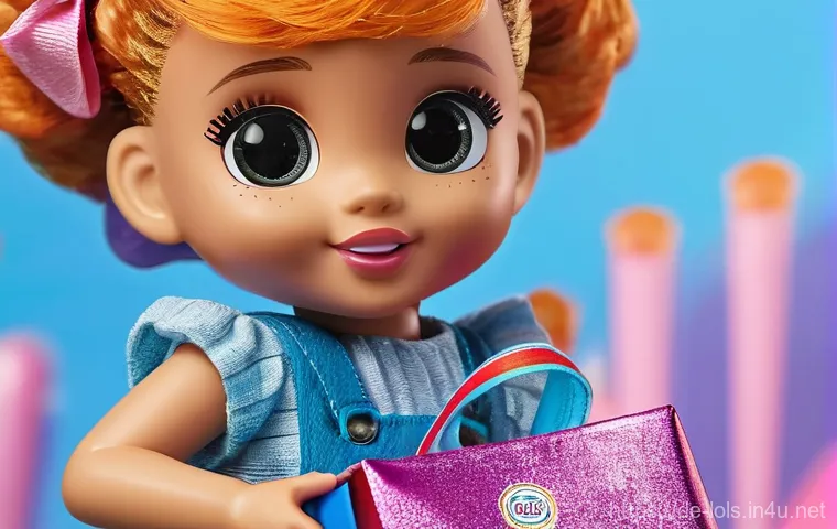 LOL 서프라이즈의 글로벌 팬덤 이벤트 소개 - **L.O.L. Surprise! Unboxing Joy with a Tot Doll**
    A close-up shot of a child's hands, approximat...