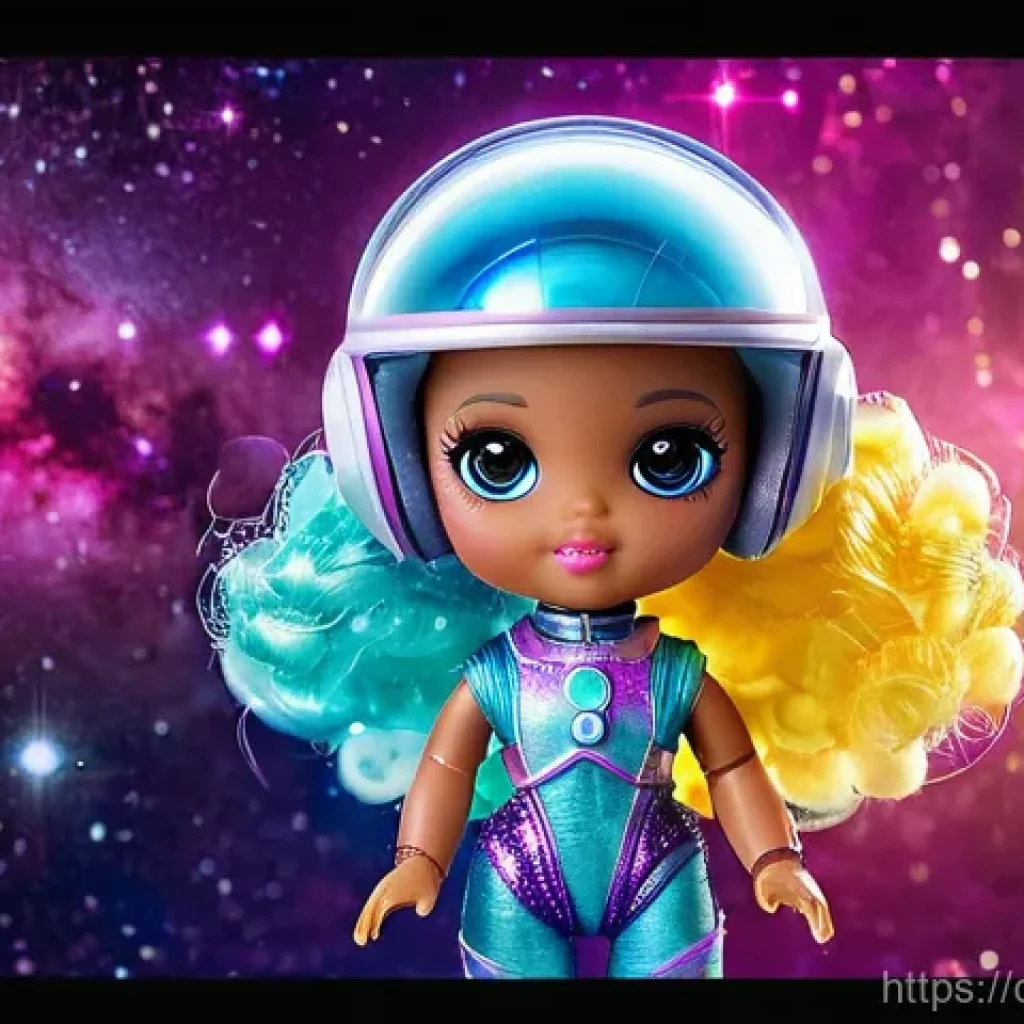 LOL 서프라이즈의 글로벌 이벤트 홍보 - LOL Surprise Stellar Styles: Galactic Glam Doll**

A highly detailed, vibrant LOL Surprise doll, sho...