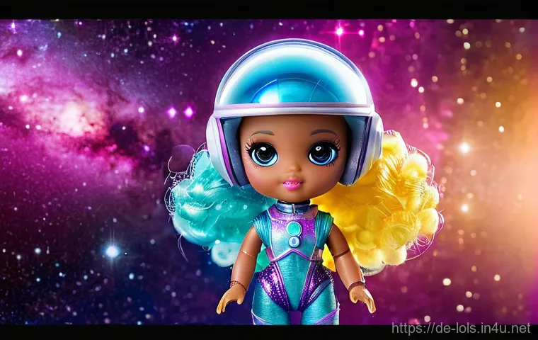 LOL 서프라이즈의 글로벌 이벤트 홍보 - LOL Surprise Stellar Styles: Galactic Glam Doll**
A highly detailed, vibrant LOL Surprise doll, sho...