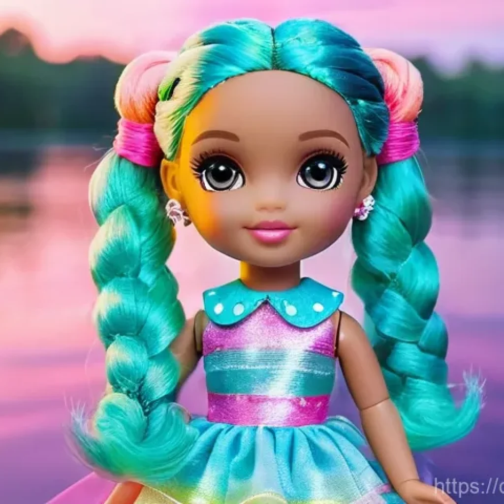 LOL 서프라이즈 스페셜 에디션 추천 - **Vibrant Glam N' Glow Doll at a Summer Party:**
A vibrant, medium shot of a LOL Surprise 'Glam ...