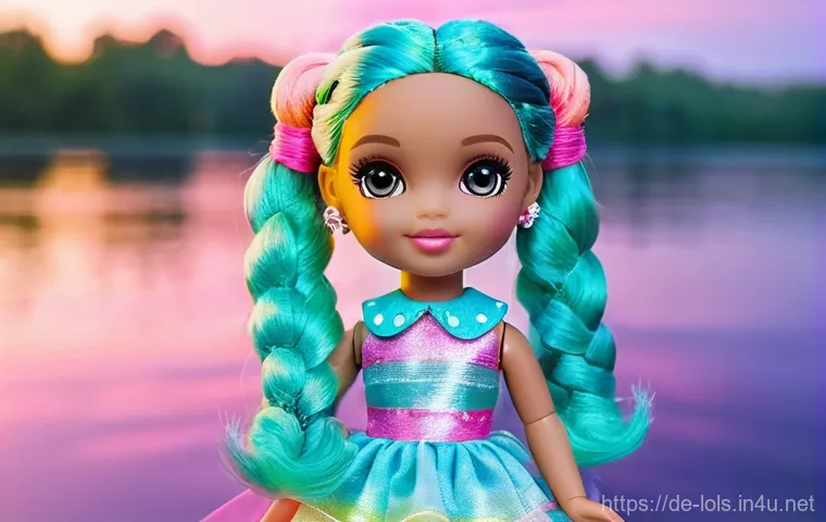 LOL 서프라이즈 스페셜 에디션 추천 - **Vibrant Glam N' Glow Doll at a Summer Party:**
    A vibrant, medium shot of a LOL Surprise 'Glam ...