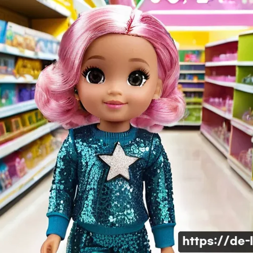 LOL 서프라이즈 리미티드 에디션 - **Prompt:** A young, excited female collector, approximately 15-18 years old, stands triumphantly in...