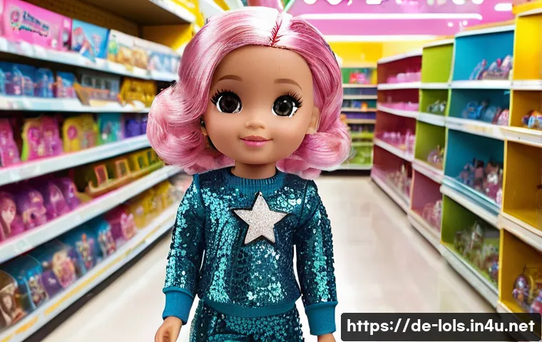 LOL 서프라이즈 리미티드 에디션 - **Prompt:** A young, excited female collector, approximately 15-18 years old, stands triumphantly in...