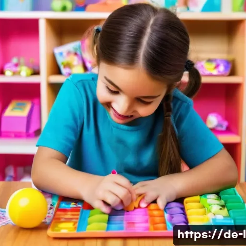 LOL 서프라이즈의 전 세계 판매 현황 - A brightly lit, clean, and organized child's room. A delighted 8-year-old girl with an excited expre...
