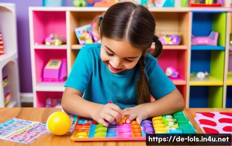 LOL 서프라이즈의 전 세계 판매 현황 - A brightly lit, clean, and organized child's room. A delighted 8-year-old girl with an excited expre...