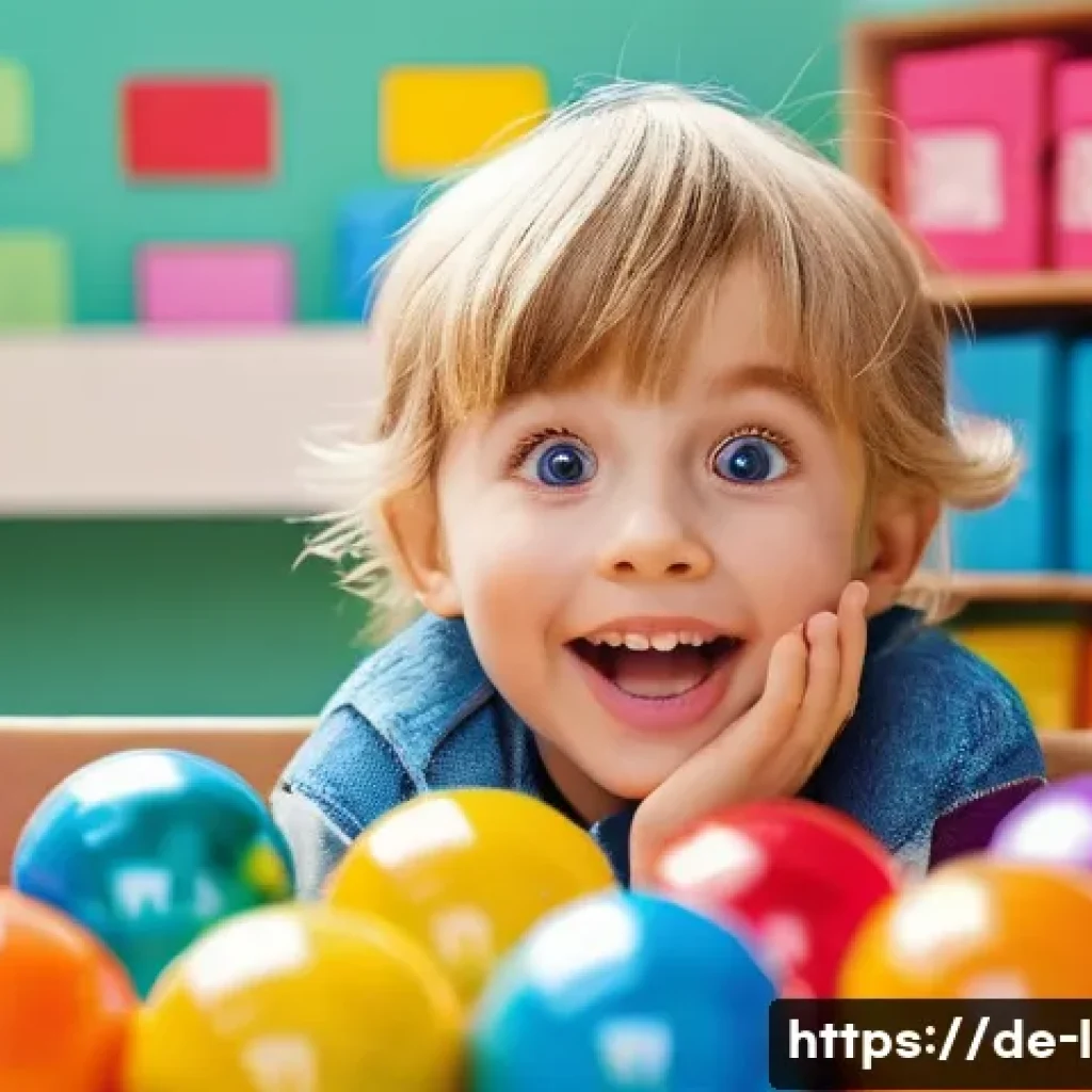 LOL 서프라이즈의 브랜드 전략 성공 사례 - **Prompt:** A close-up shot of a joyful child, aged around 8-10, with wide, excited eyes, in the mid...