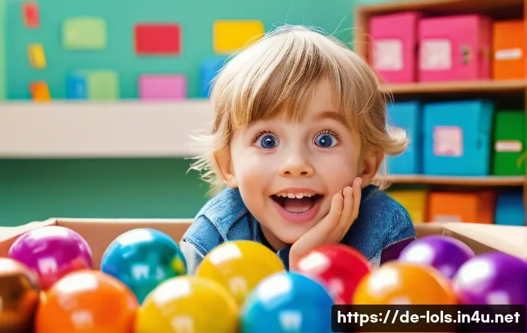 LOL 서프라이즈의 브랜드 전략 성공 사례 - **Prompt:** A close-up shot of a joyful child, aged around 8-10, with wide, excited eyes, in the mid...